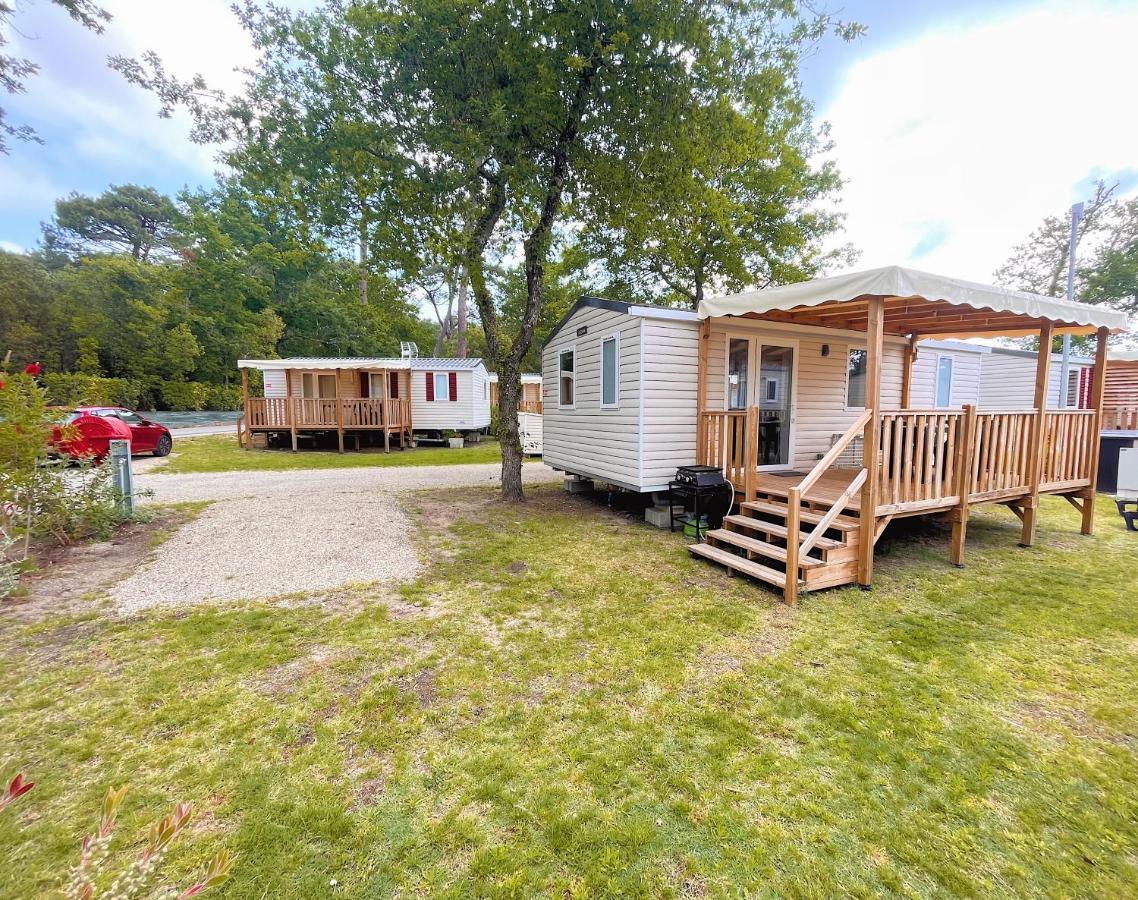 Mobil Home Camping 4 Etoiles Les Viviers 2 Chambres Lège-Cap-Ferret المظهر الخارجي الصورة